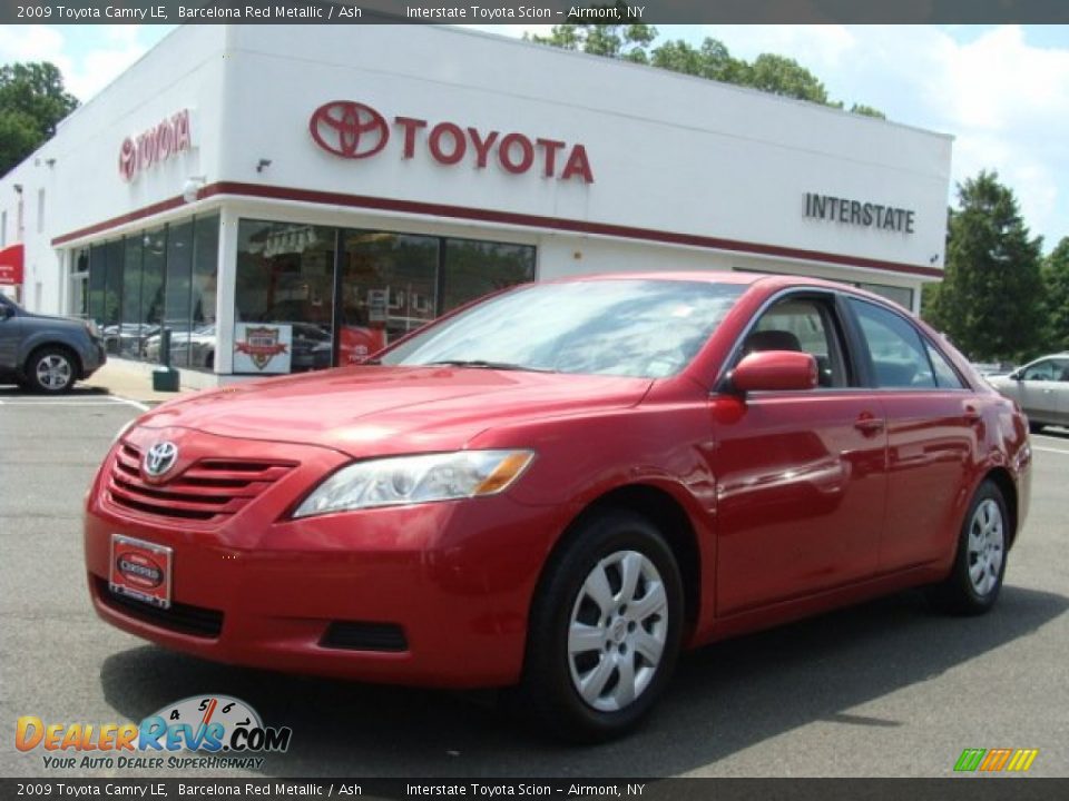 2009 Toyota Camry LE Barcelona Red Metallic / Ash Photo #1