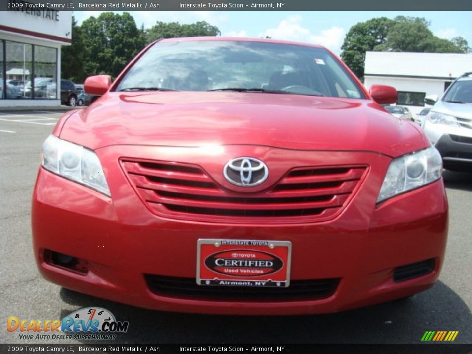2009 Toyota Camry LE Barcelona Red Metallic / Ash Photo #2