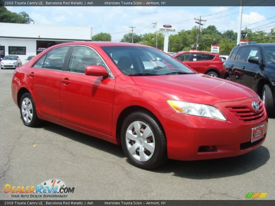 2009 Toyota Camry LE Barcelona Red Metallic / Ash Photo #3