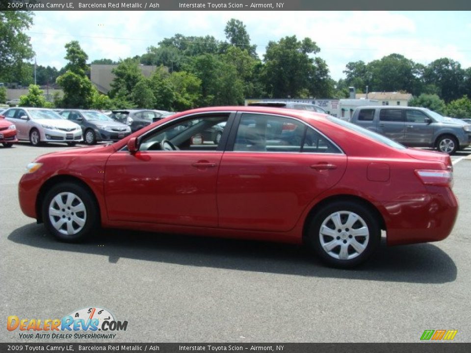 2009 Toyota Camry LE Barcelona Red Metallic / Ash Photo #7