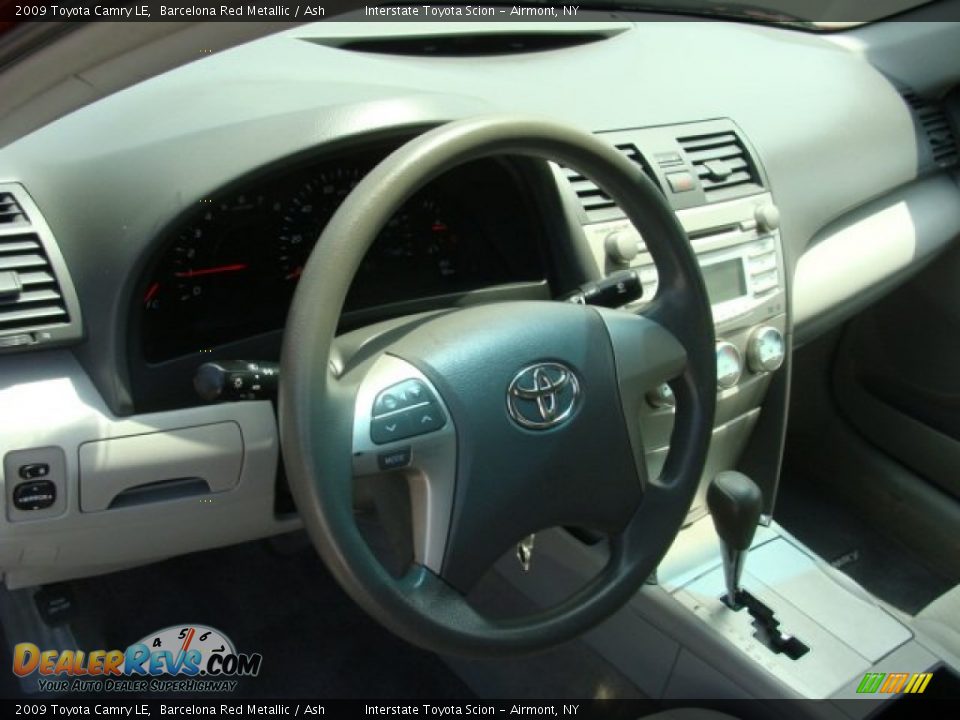 2009 Toyota Camry LE Barcelona Red Metallic / Ash Photo #10
