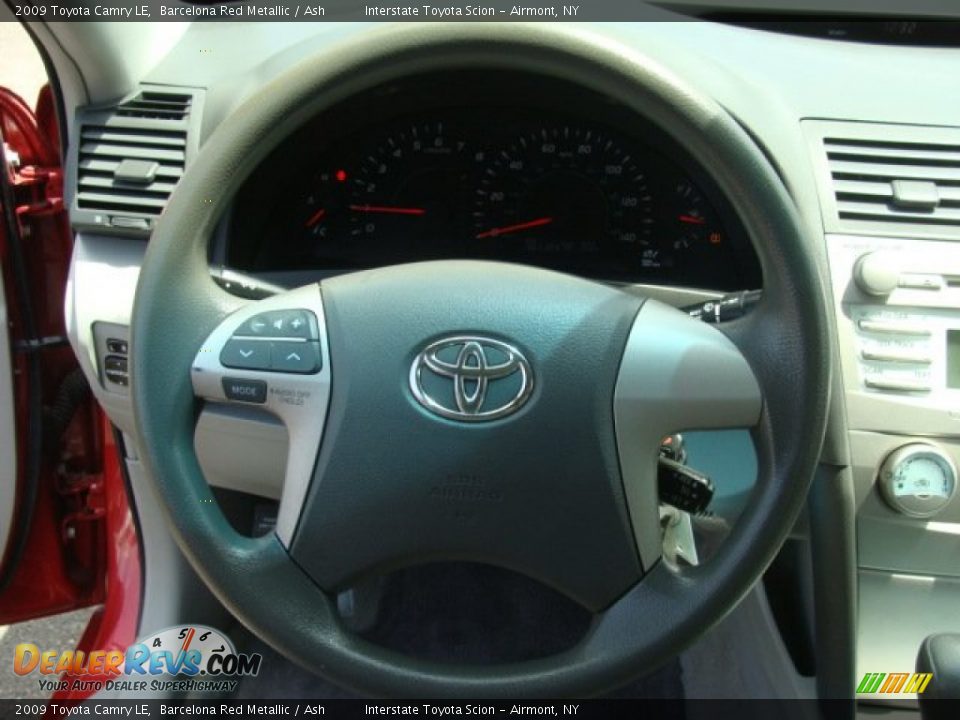 2009 Toyota Camry LE Barcelona Red Metallic / Ash Photo #13