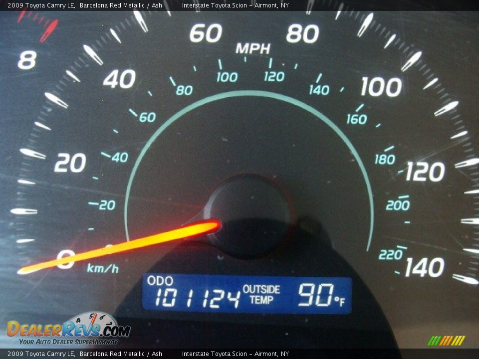 2009 Toyota Camry LE Barcelona Red Metallic / Ash Photo #14
