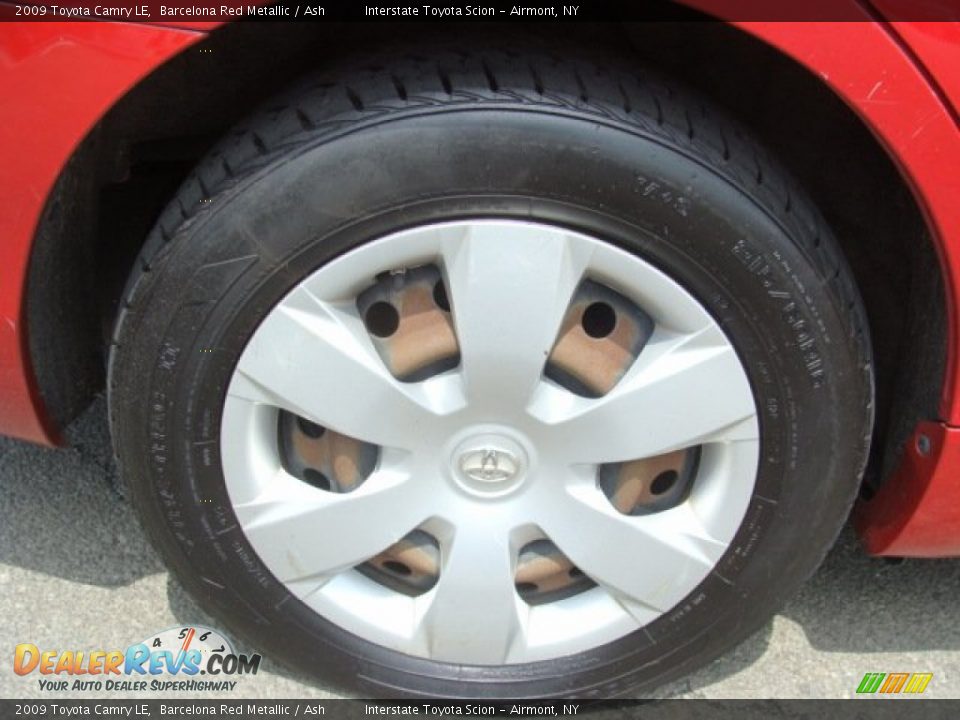 2009 Toyota Camry LE Barcelona Red Metallic / Ash Photo #23