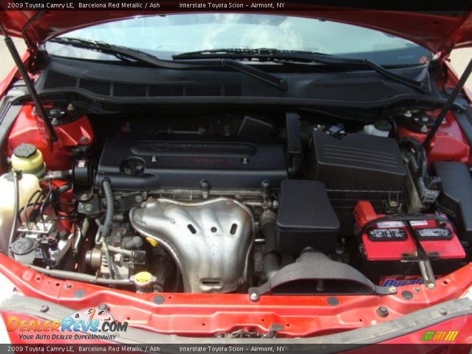2009 Toyota Camry LE Barcelona Red Metallic / Ash Photo #25