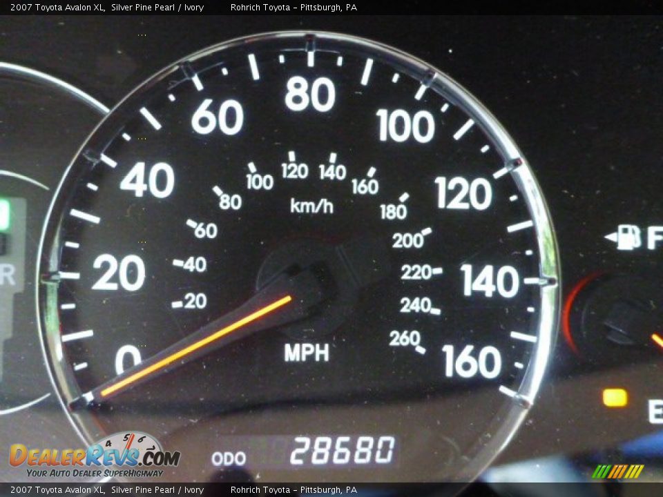 2007 Toyota Avalon XL Silver Pine Pearl / Ivory Photo #9