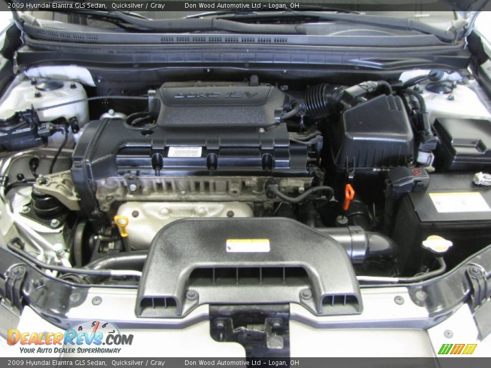 2009 Hyundai Elantra GLS Sedan Quicksilver / Gray Photo #4