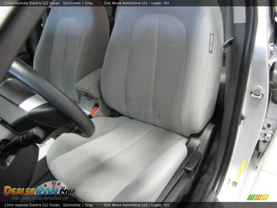 2009 Hyundai Elantra GLS Sedan Quicksilver / Gray Photo #5