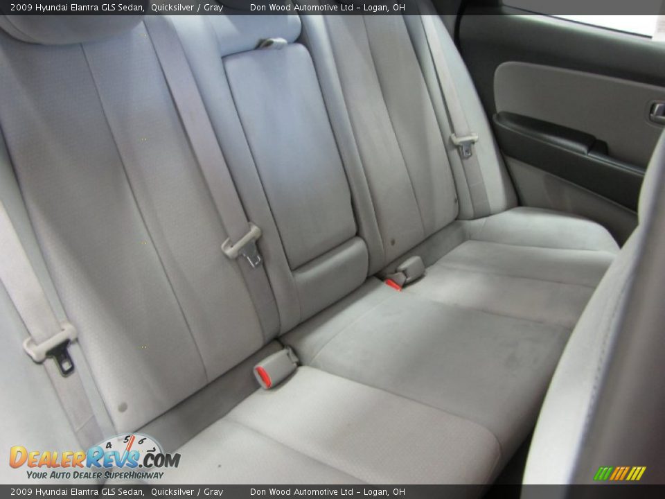2009 Hyundai Elantra GLS Sedan Quicksilver / Gray Photo #7