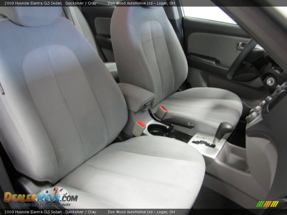2009 Hyundai Elantra GLS Sedan Quicksilver / Gray Photo #8