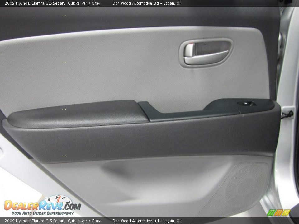 2009 Hyundai Elantra GLS Sedan Quicksilver / Gray Photo #10