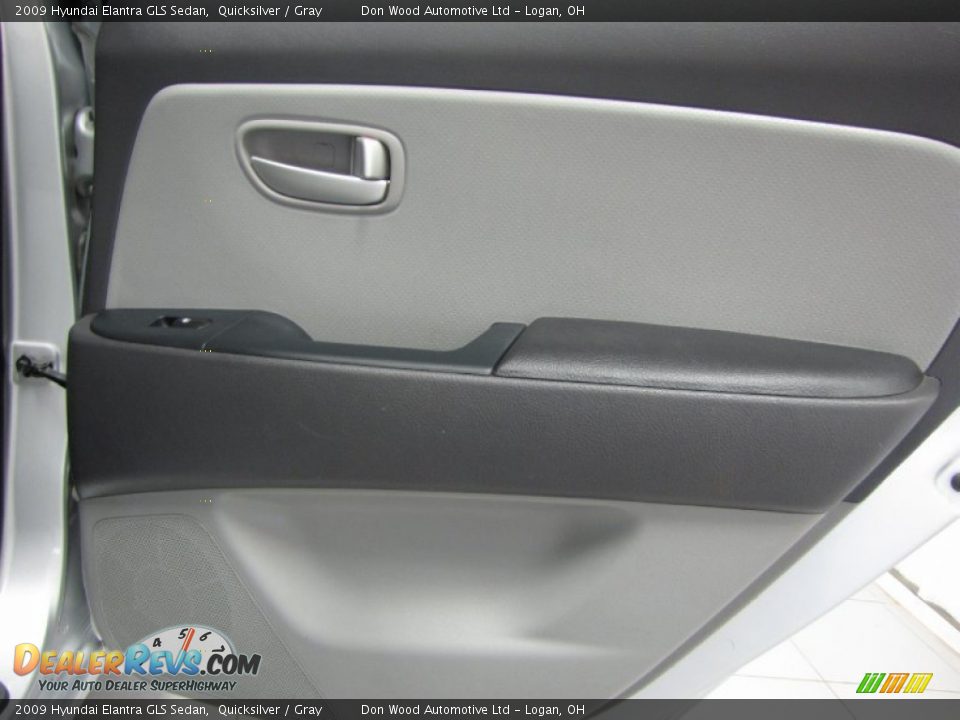 2009 Hyundai Elantra GLS Sedan Quicksilver / Gray Photo #11