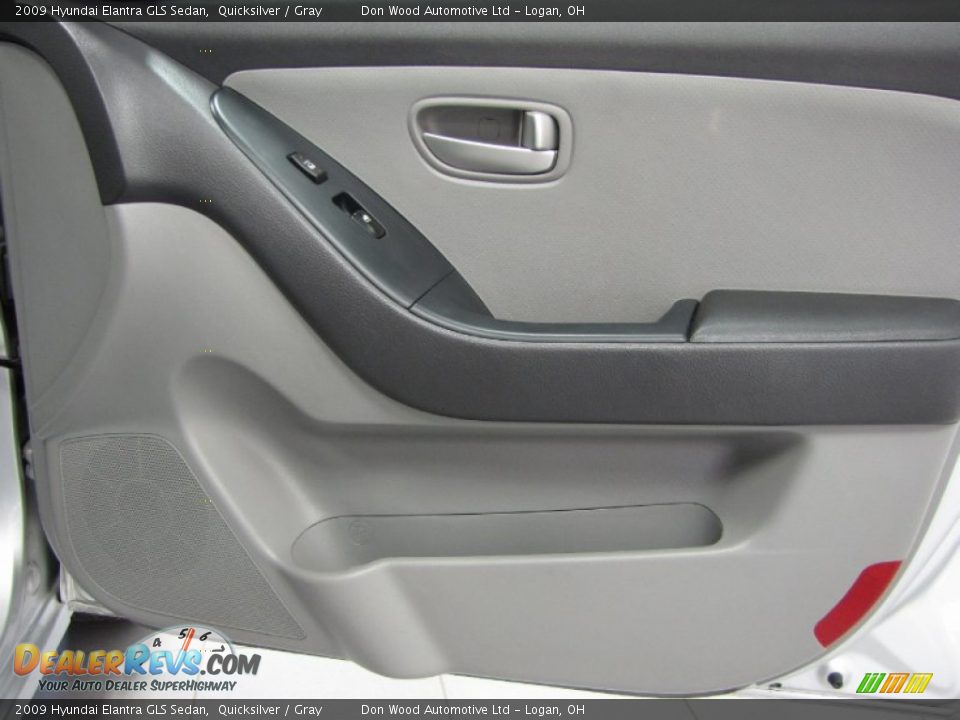 2009 Hyundai Elantra GLS Sedan Quicksilver / Gray Photo #12