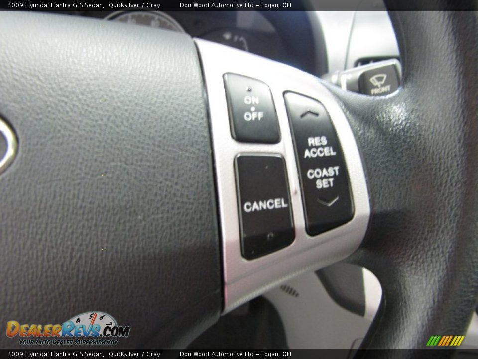 2009 Hyundai Elantra GLS Sedan Quicksilver / Gray Photo #14