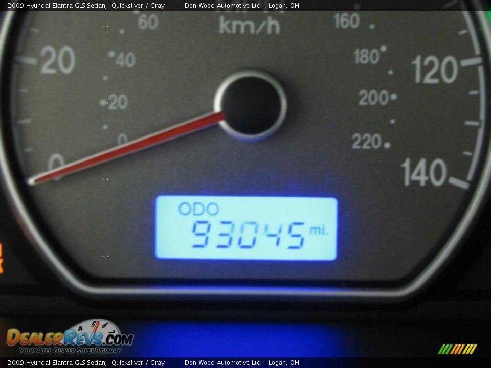 2009 Hyundai Elantra GLS Sedan Quicksilver / Gray Photo #17