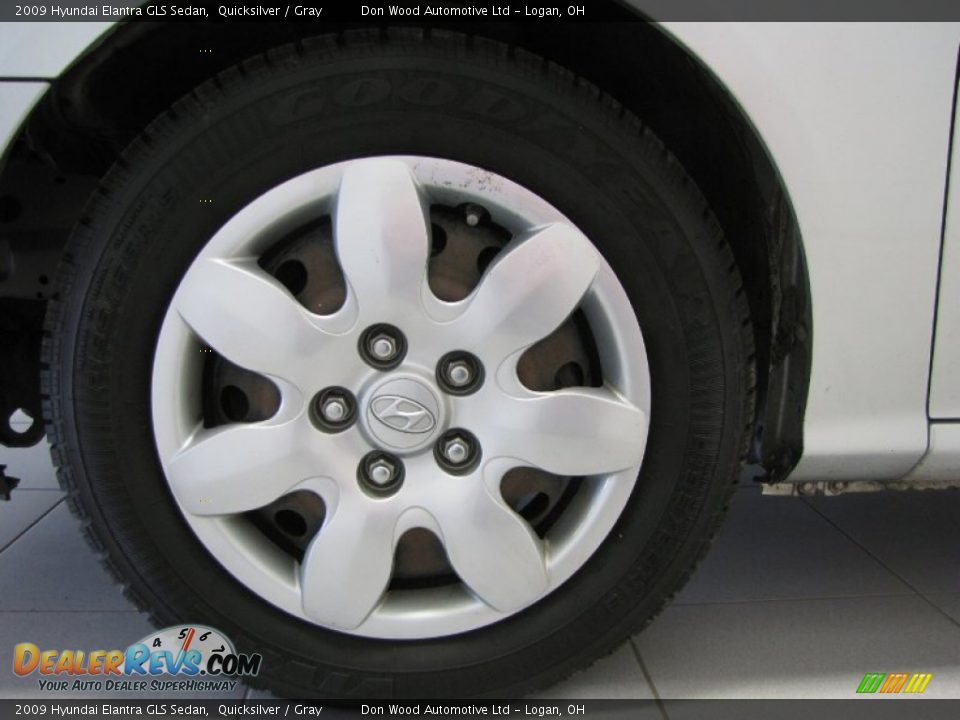 2009 Hyundai Elantra GLS Sedan Quicksilver / Gray Photo #19