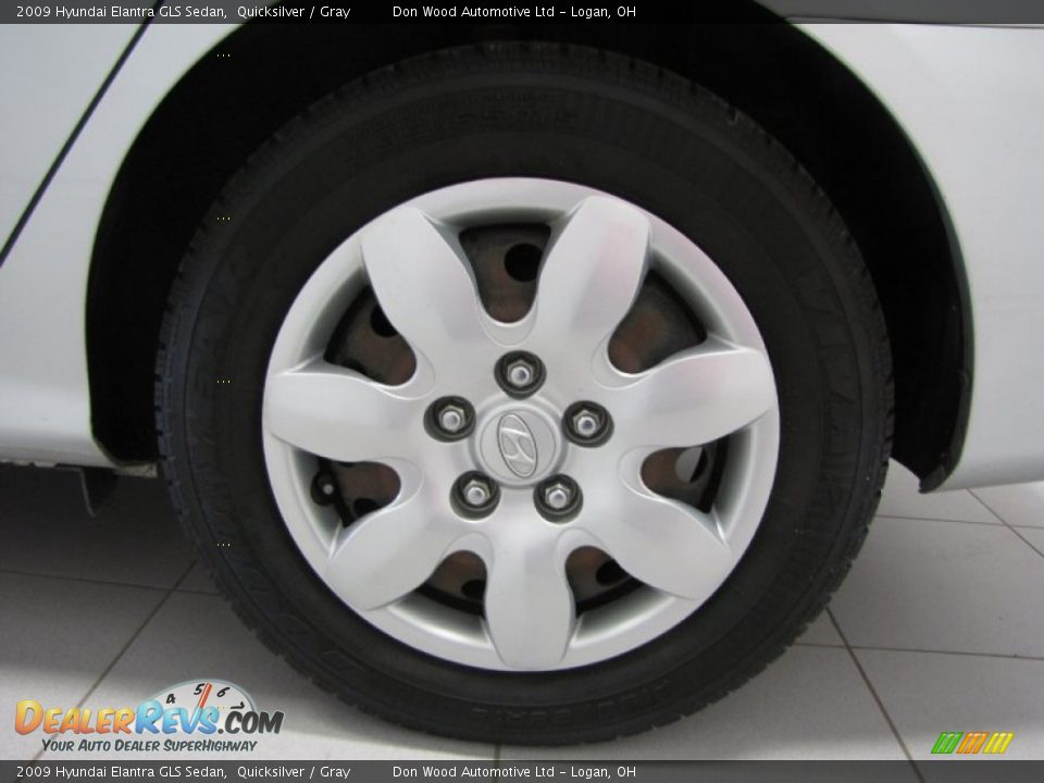 2009 Hyundai Elantra GLS Sedan Quicksilver / Gray Photo #21