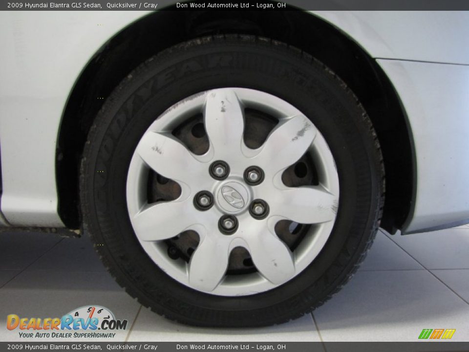 2009 Hyundai Elantra GLS Sedan Quicksilver / Gray Photo #22