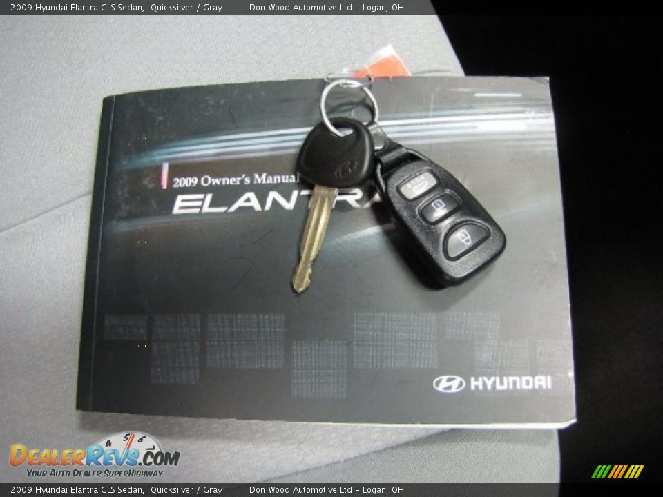 2009 Hyundai Elantra GLS Sedan Quicksilver / Gray Photo #23