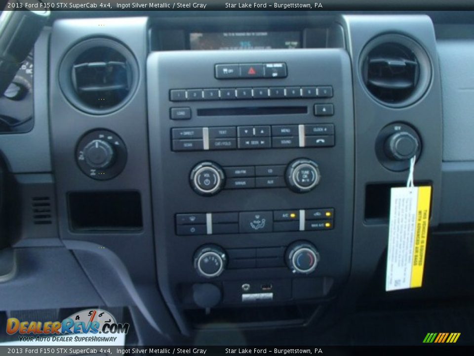 2013 Ford F150 STX SuperCab 4x4 Ingot Silver Metallic / Steel Gray Photo #16