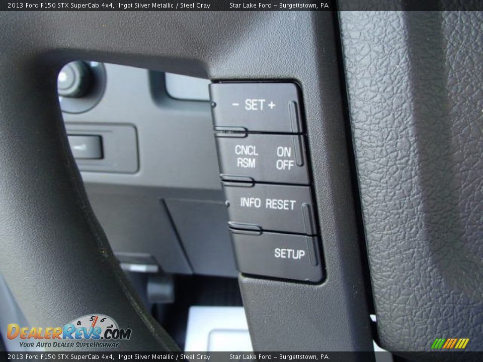 2013 Ford F150 STX SuperCab 4x4 Ingot Silver Metallic / Steel Gray Photo #20