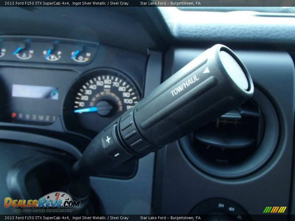 2013 Ford F150 STX SuperCab 4x4 Ingot Silver Metallic / Steel Gray Photo #22