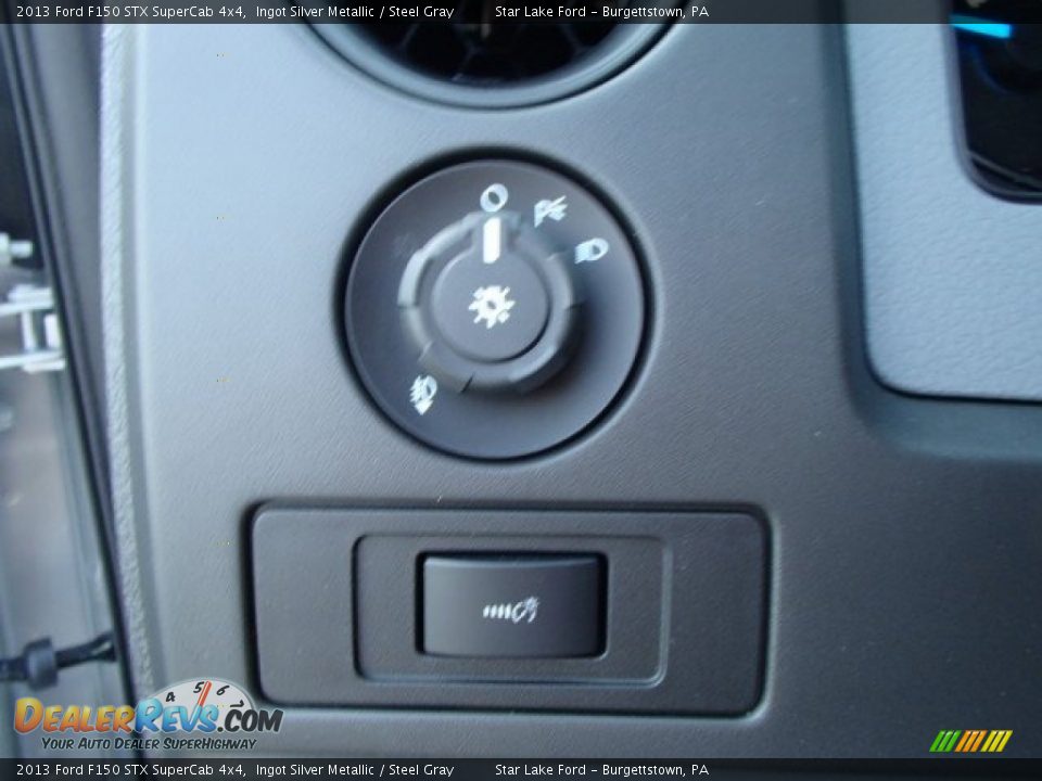 2013 Ford F150 STX SuperCab 4x4 Ingot Silver Metallic / Steel Gray Photo #23