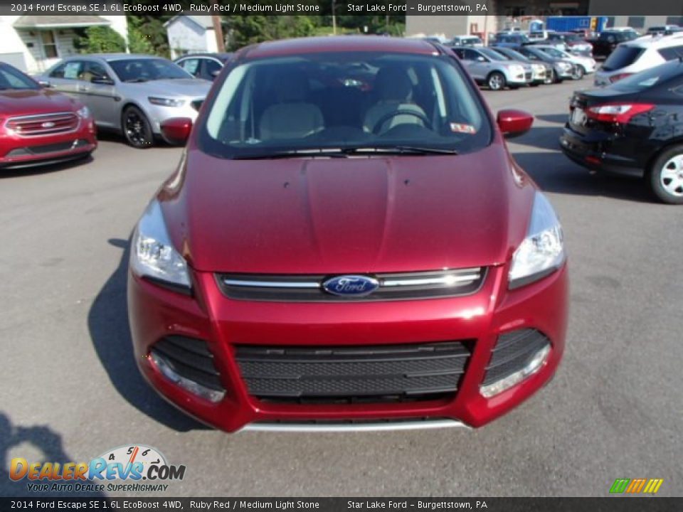 2014 Ford Escape SE 1.6L EcoBoost 4WD Ruby Red / Medium Light Stone Photo #2