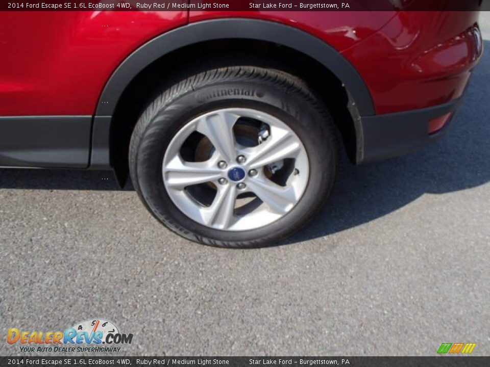 2014 Ford Escape SE 1.6L EcoBoost 4WD Ruby Red / Medium Light Stone Photo #9
