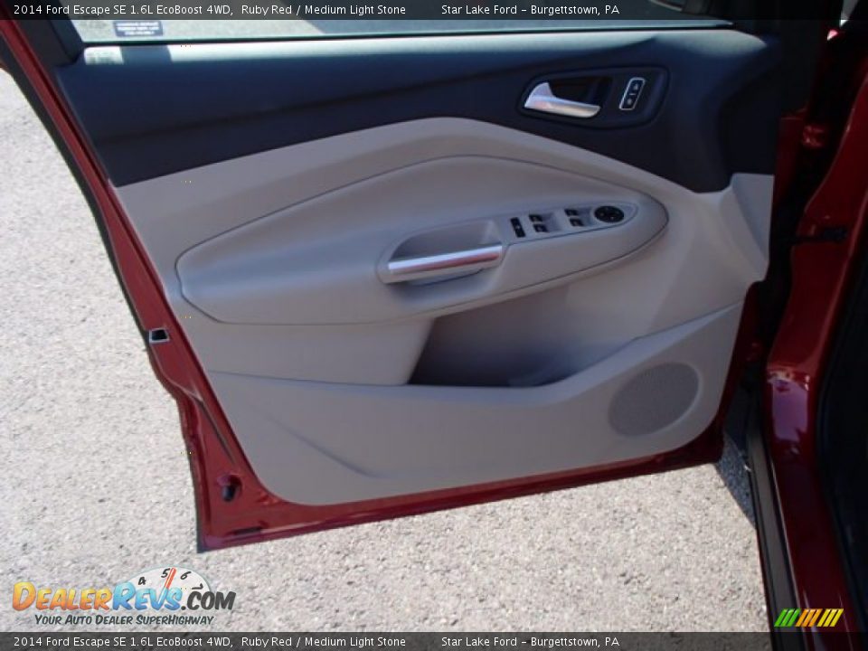2014 Ford Escape SE 1.6L EcoBoost 4WD Ruby Red / Medium Light Stone Photo #11