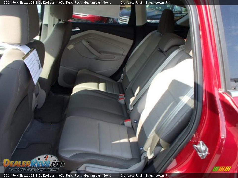 2014 Ford Escape SE 1.6L EcoBoost 4WD Ruby Red / Medium Light Stone Photo #12