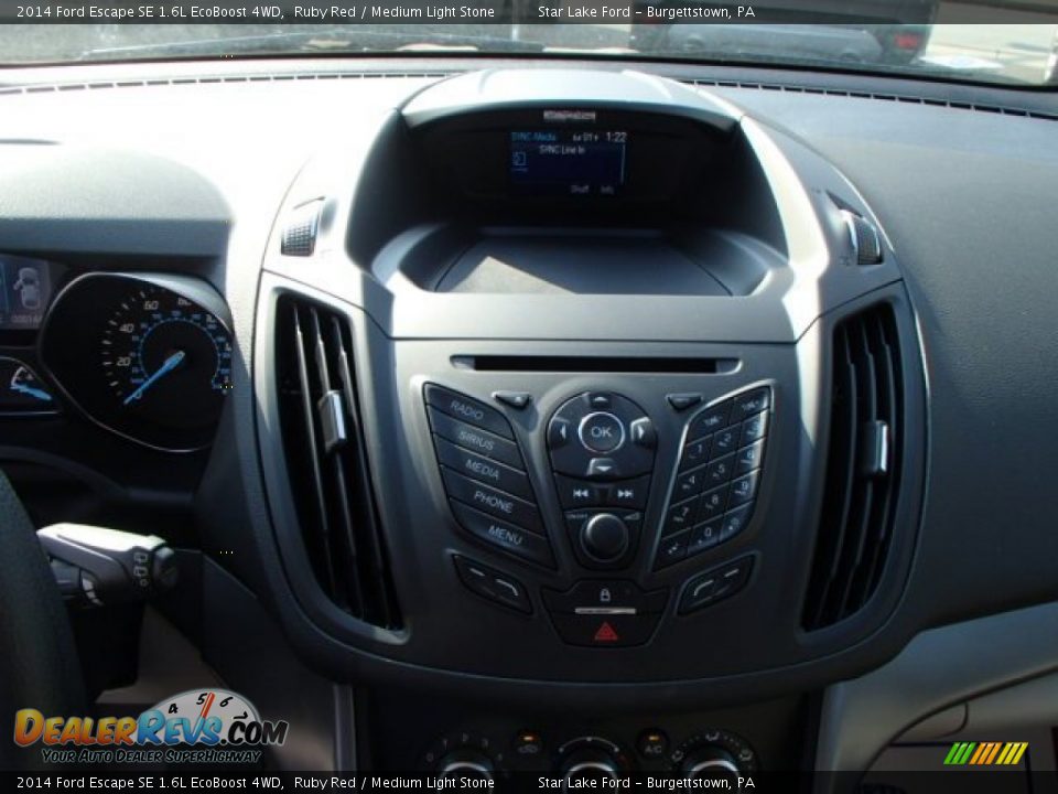 2014 Ford Escape SE 1.6L EcoBoost 4WD Ruby Red / Medium Light Stone Photo #17