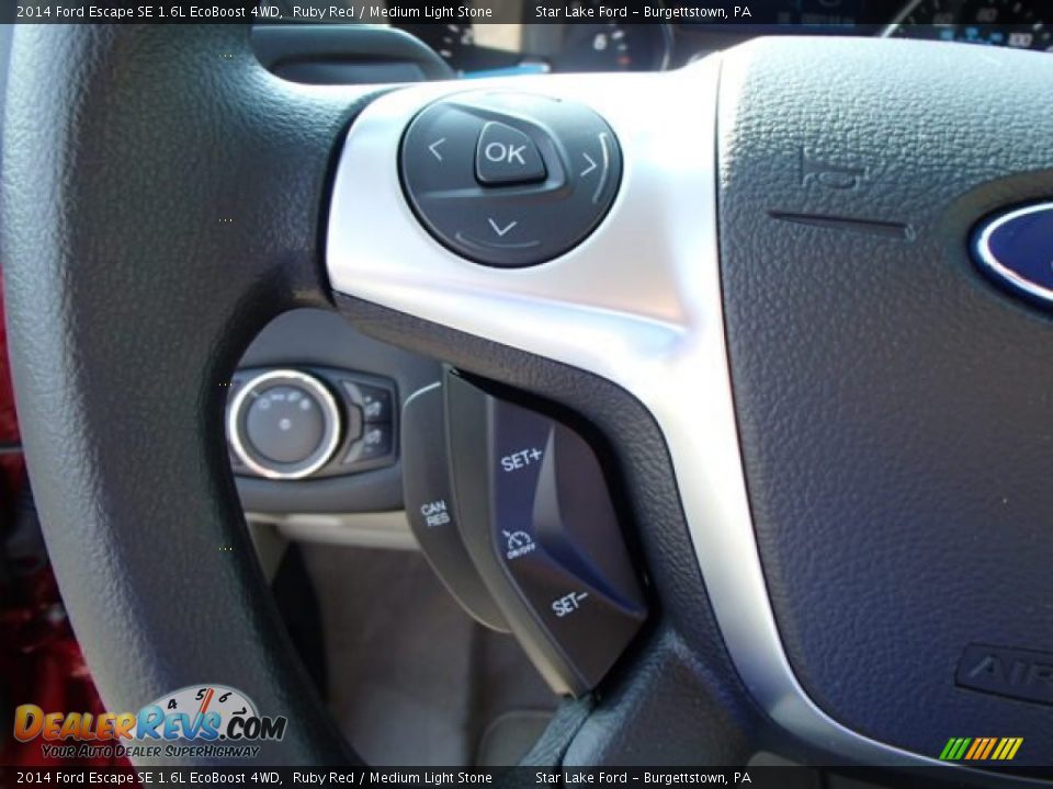 2014 Ford Escape SE 1.6L EcoBoost 4WD Ruby Red / Medium Light Stone Photo #20
