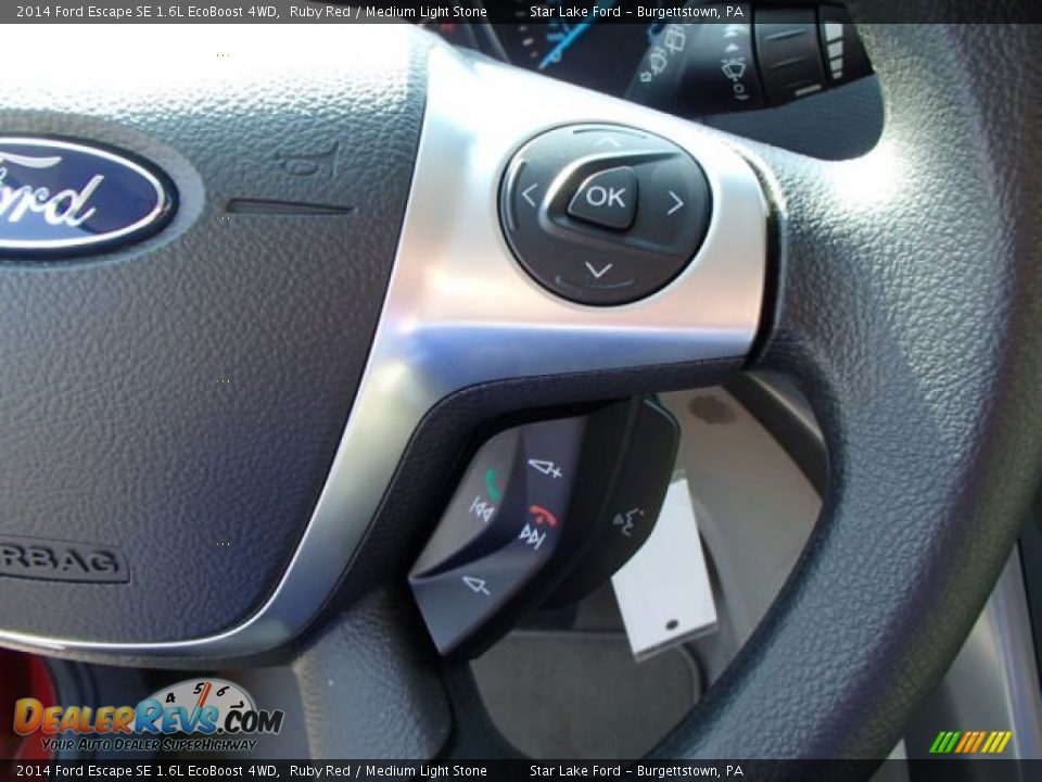 2014 Ford Escape SE 1.6L EcoBoost 4WD Ruby Red / Medium Light Stone Photo #21