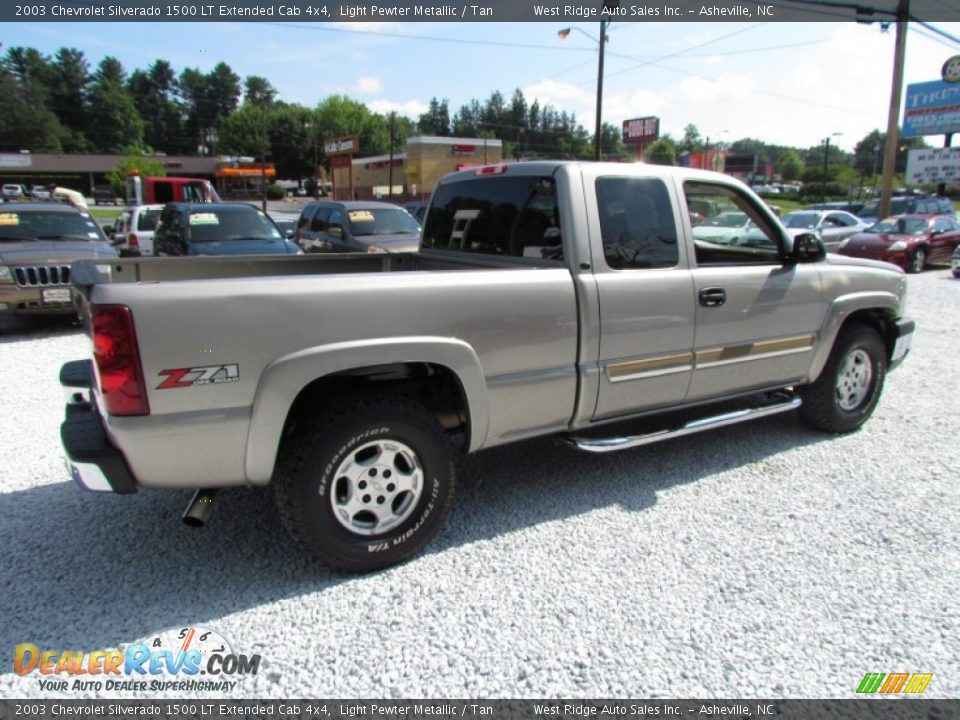 2003 Chevrolet Silverado 1500 LT Extended Cab 4x4 Light Pewter Metallic / Tan Photo #4