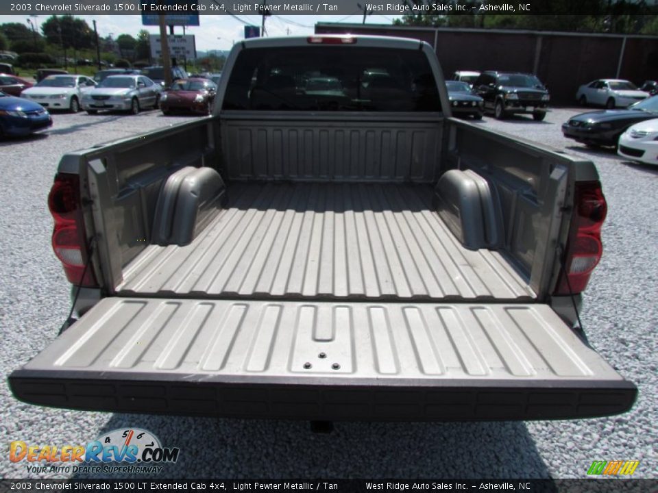 2003 Chevrolet Silverado 1500 LT Extended Cab 4x4 Light Pewter Metallic / Tan Photo #7