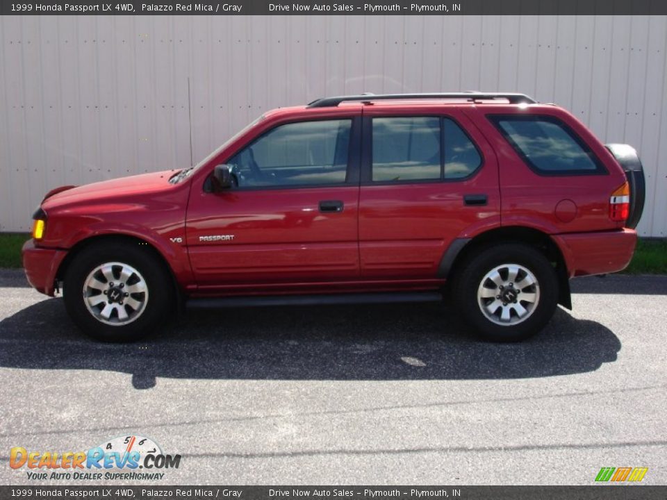 1999 Honda Passport LX 4WD Palazzo Red Mica / Gray Photo #1