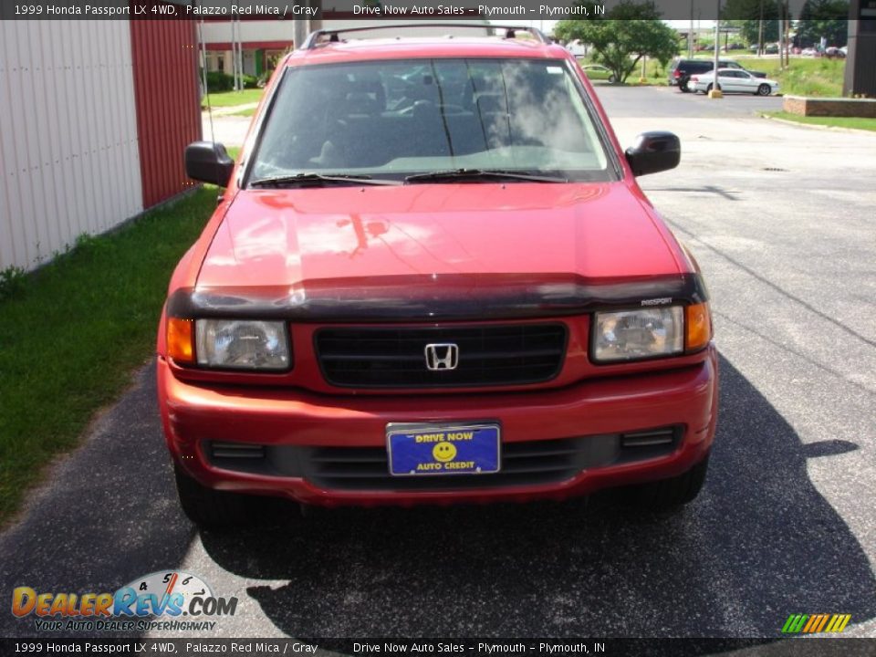 1999 Honda Passport LX 4WD Palazzo Red Mica / Gray Photo #5