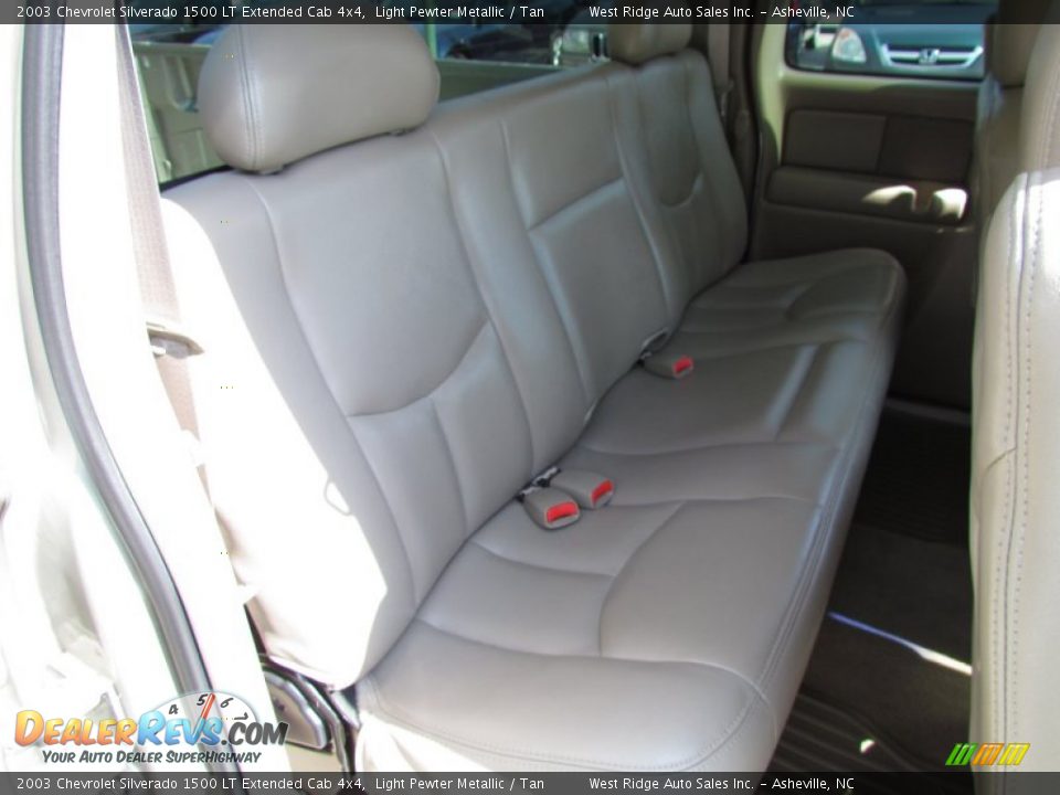 2003 Chevrolet Silverado 1500 LT Extended Cab 4x4 Light Pewter Metallic / Tan Photo #19