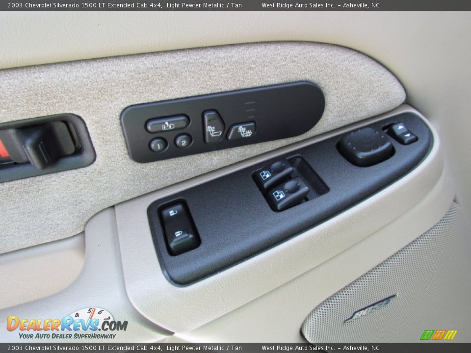 2003 Chevrolet Silverado 1500 LT Extended Cab 4x4 Light Pewter Metallic / Tan Photo #24