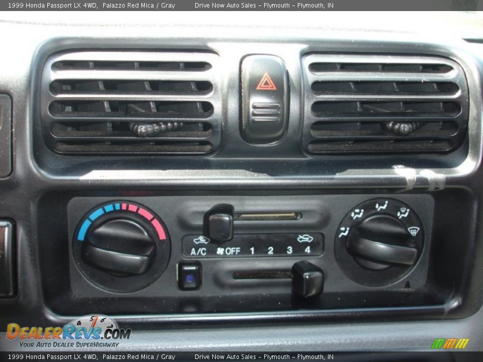 1999 Honda Passport LX 4WD Palazzo Red Mica / Gray Photo #12