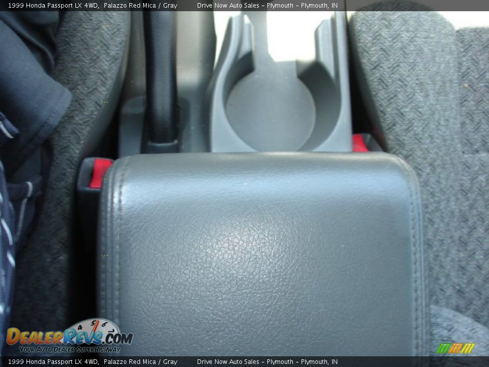1999 Honda Passport LX 4WD Palazzo Red Mica / Gray Photo #16