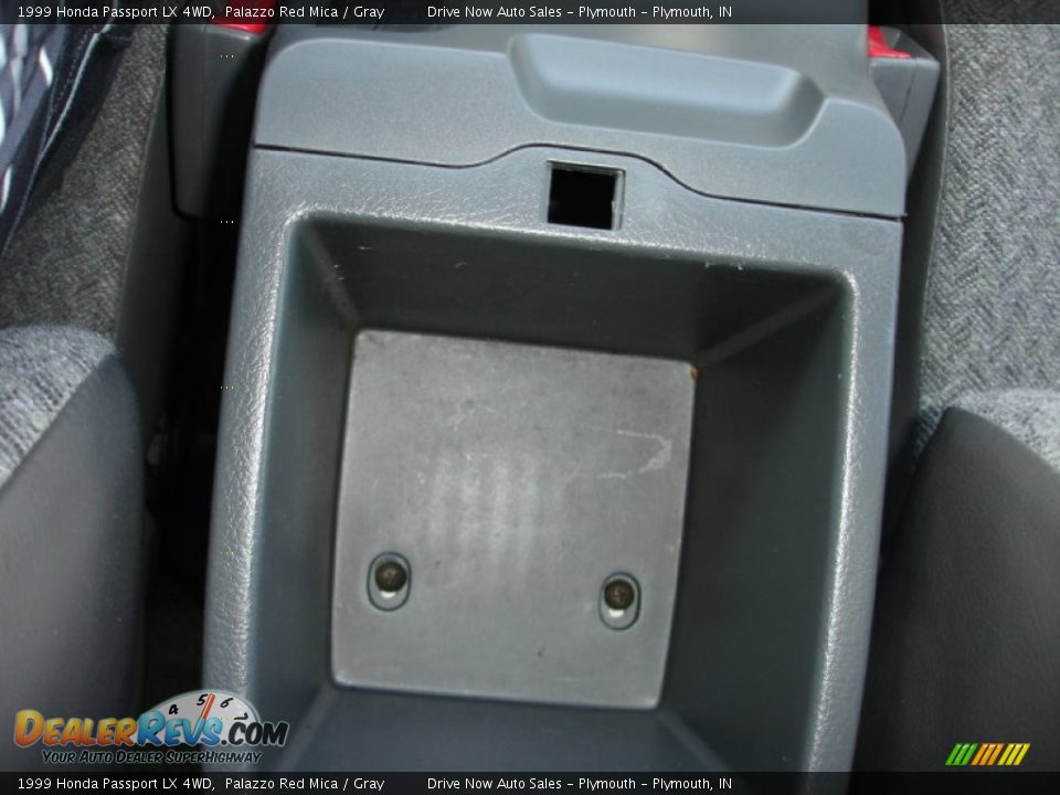 1999 Honda Passport LX 4WD Palazzo Red Mica / Gray Photo #17