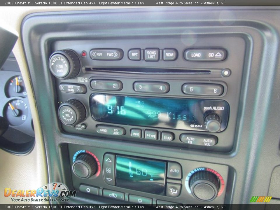 2003 Chevrolet Silverado 1500 LT Extended Cab 4x4 Light Pewter Metallic / Tan Photo #30