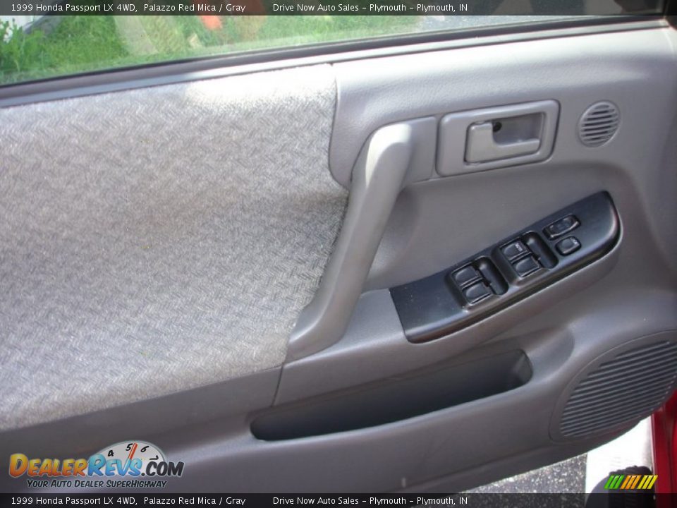 1999 Honda Passport LX 4WD Palazzo Red Mica / Gray Photo #19
