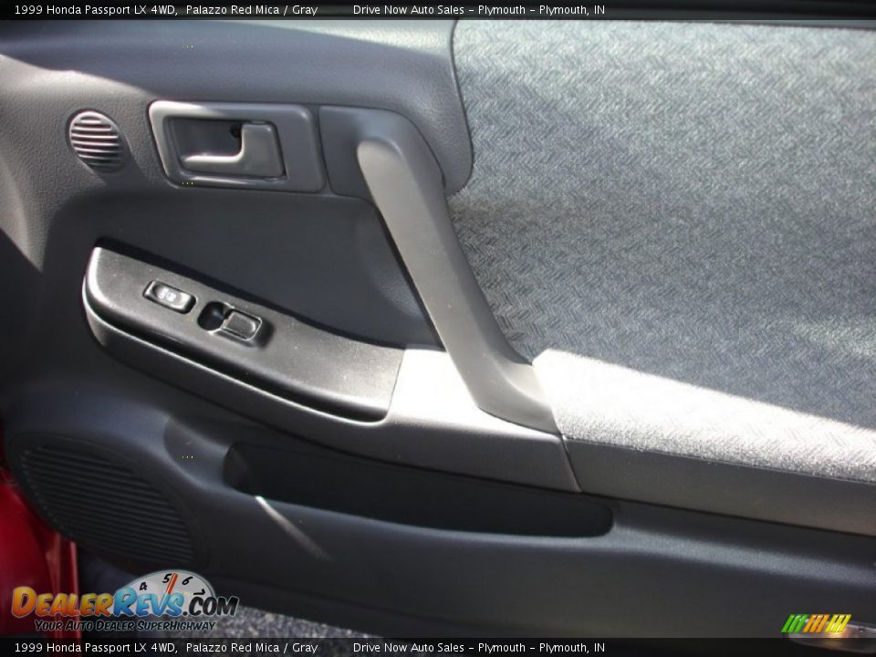 1999 Honda Passport LX 4WD Palazzo Red Mica / Gray Photo #21