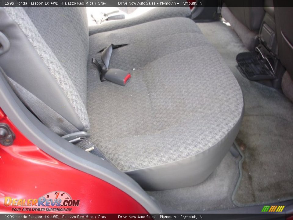 1999 Honda Passport LX 4WD Palazzo Red Mica / Gray Photo #22