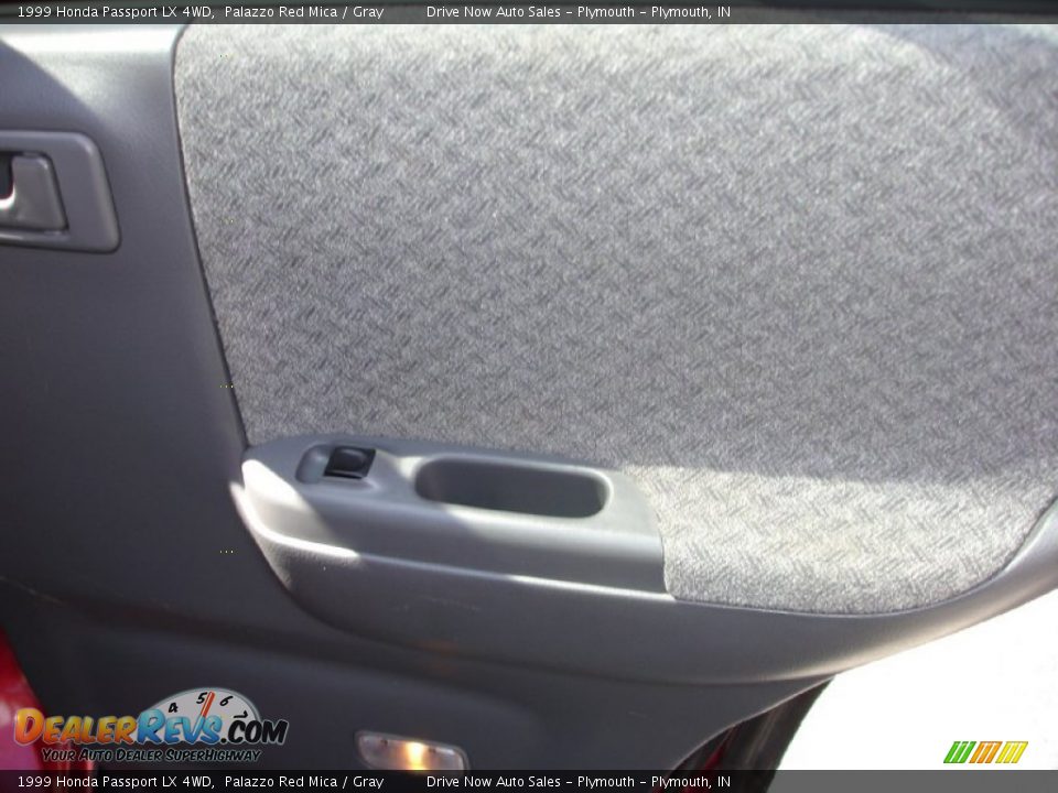 1999 Honda Passport LX 4WD Palazzo Red Mica / Gray Photo #23