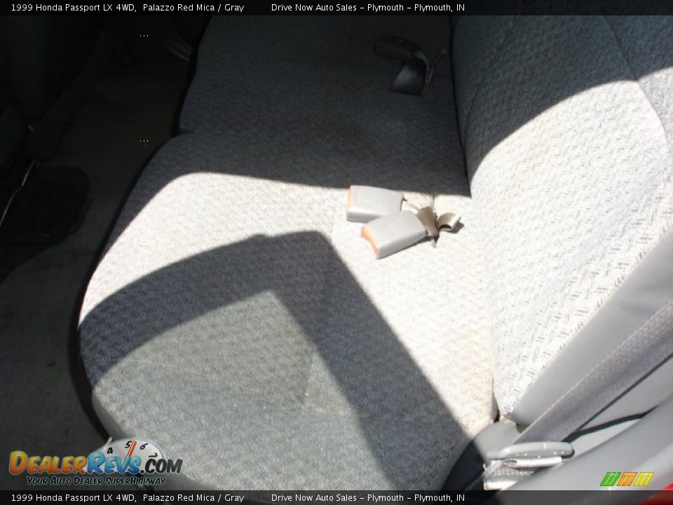 1999 Honda Passport LX 4WD Palazzo Red Mica / Gray Photo #24