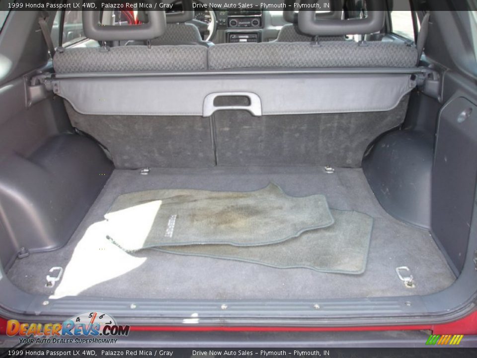 1999 Honda Passport LX 4WD Palazzo Red Mica / Gray Photo #27